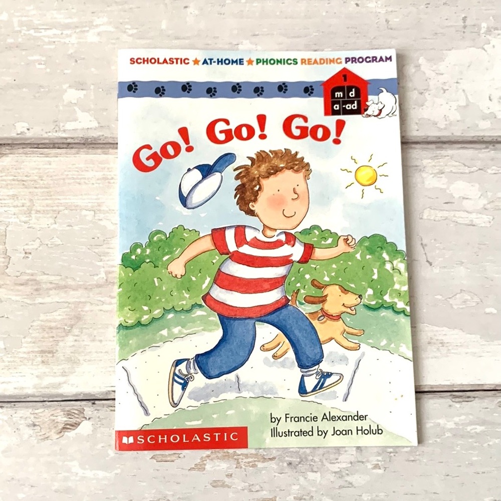 Go Go Go by Francie Alexander Scholastic Kids Phonics Early Reader Book NEW